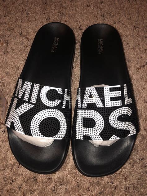 michael kors womens sliders